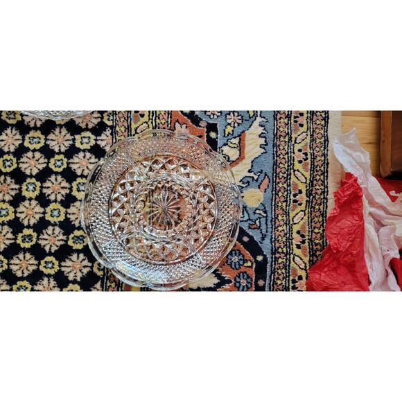 Anchor Hocking 11" Wexford glass 5 Section Relish Veggie Snack Serving Platter - Picture 14 of 16